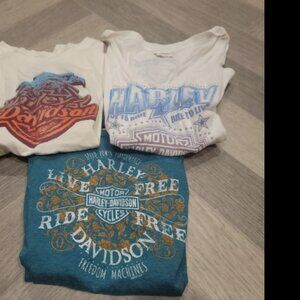Harley davidson 3 shirts